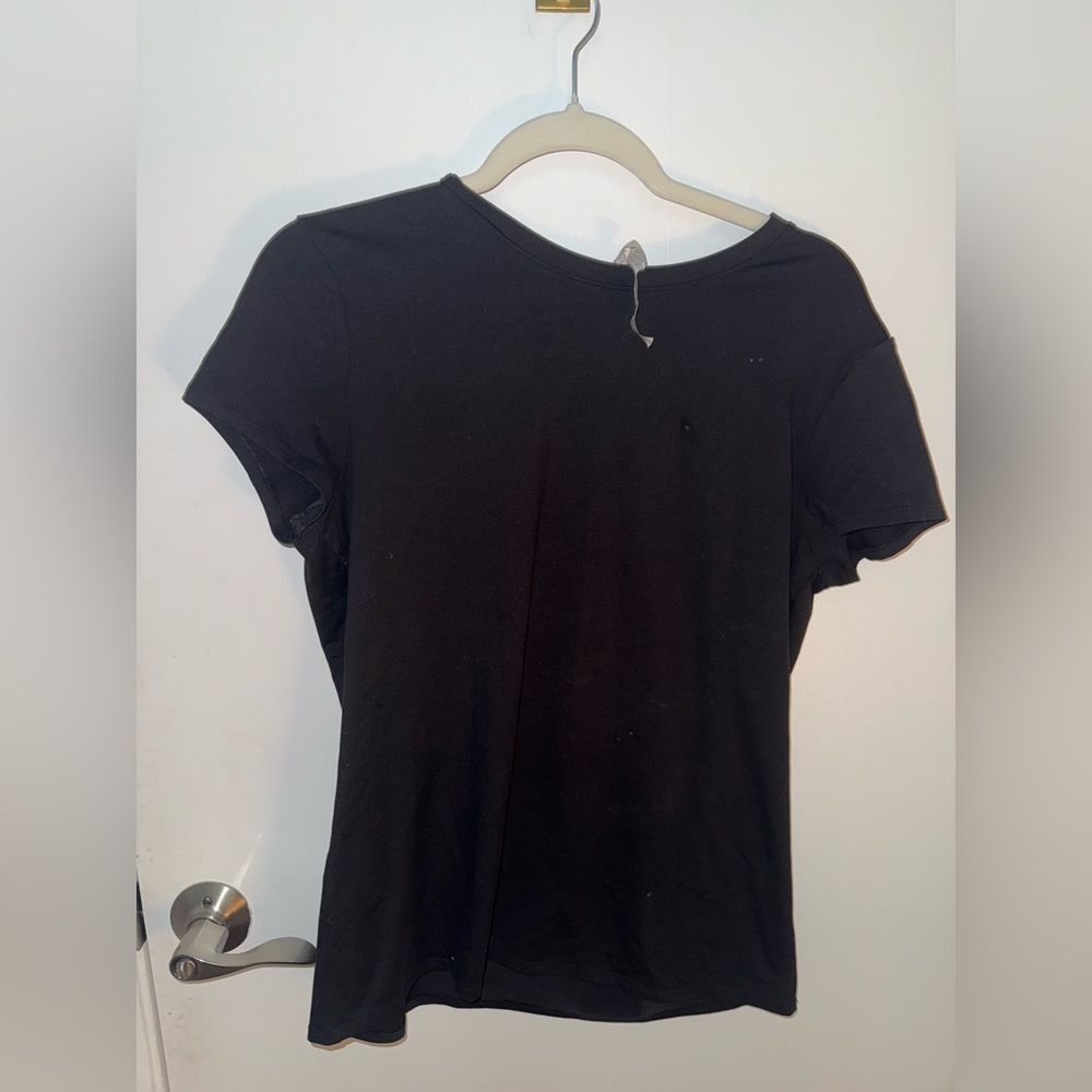 ALO Yoga Black Short Sleeve Tee